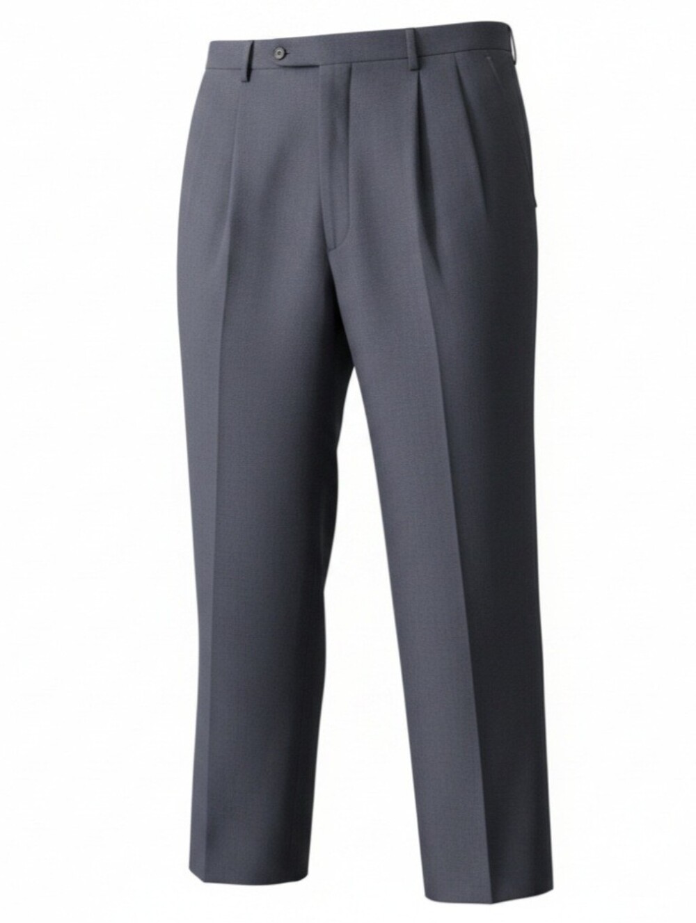 Haggar Men's Flat Front Dress Pants in Slate Gray